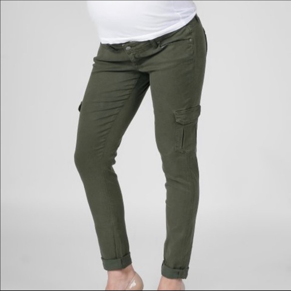 PAIGE Pants - Paige Denim Layne Maternity Cargo Pants size 33
